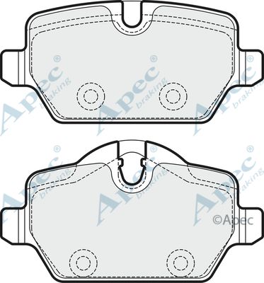 APEC BRAKING Jarrupala, levyjarru PAD1817